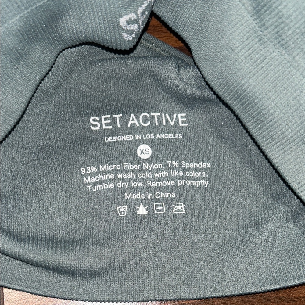 SET Active Ribbed Sports Bra - Picture 3 of 3